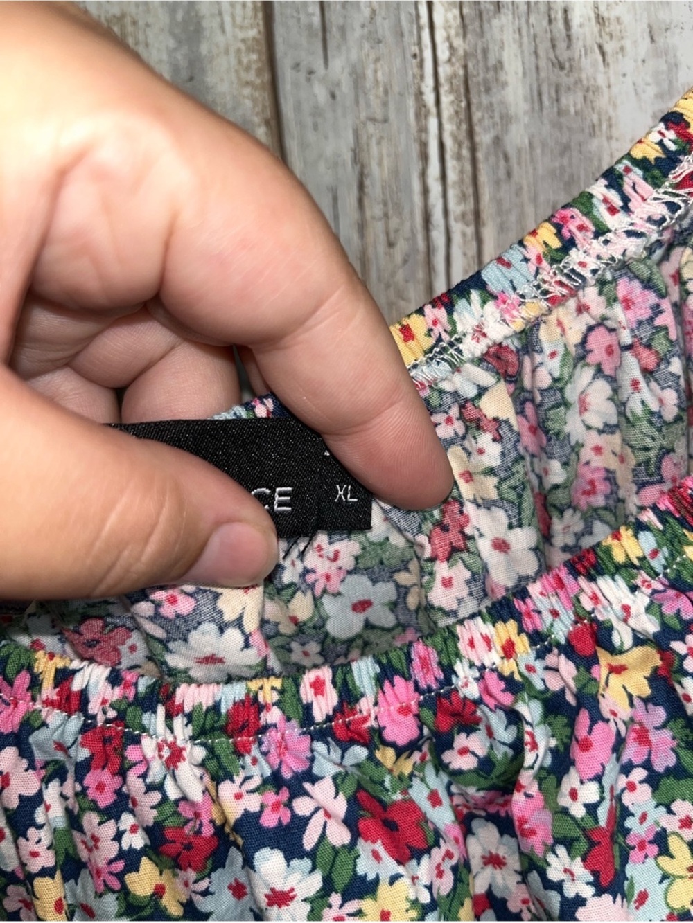 Tuckernuck Pomander Place DitsyFloral Square Neck Puff Sleeve Cotton Blouse XL - Picture 6 of 7
